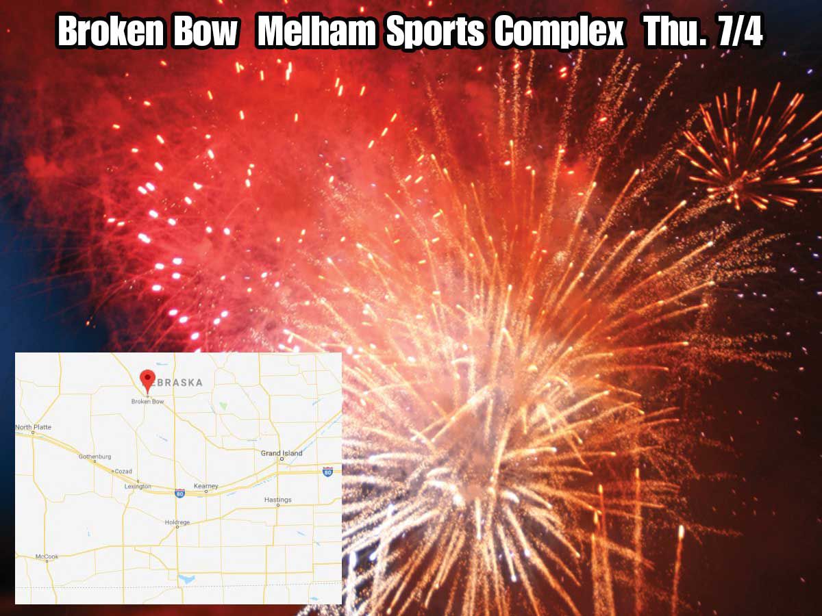 Broken Bow fireworks July 4, 2019